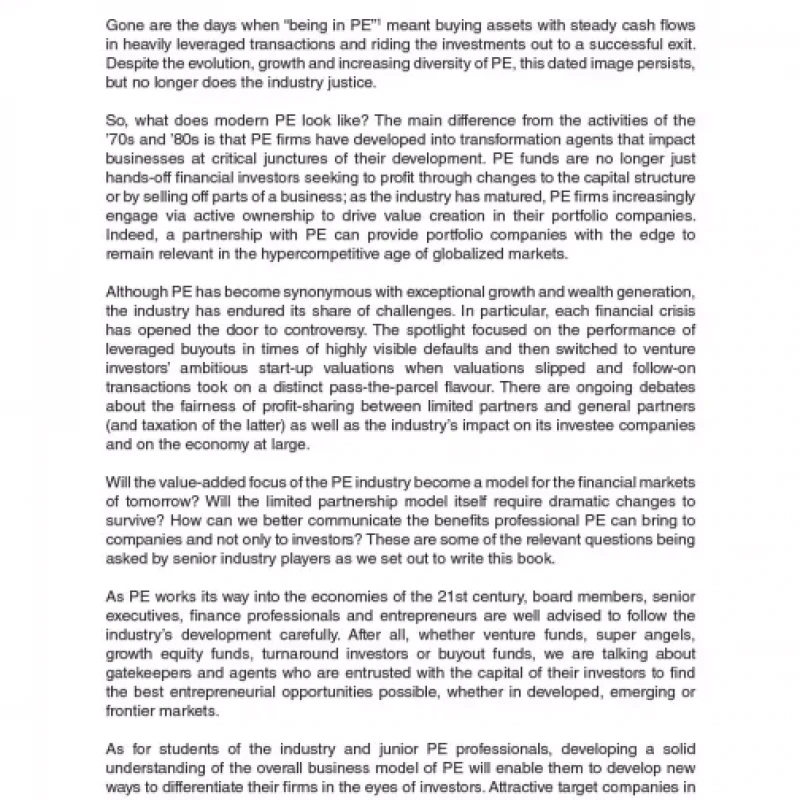 Mastering Private Equity