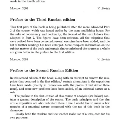 Mathematical Analysis I