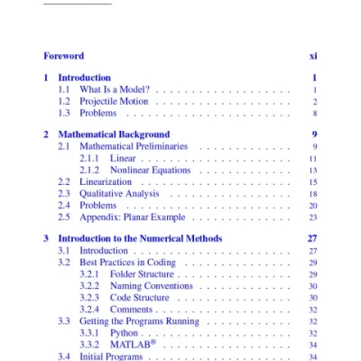 Mathematical Modeling the Life Sciences