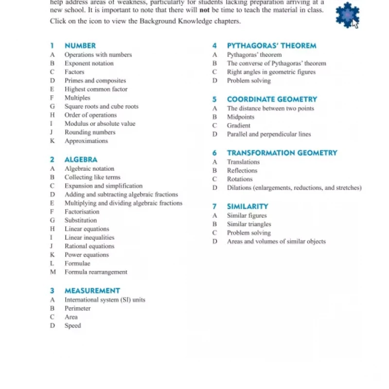 Mathematics Core Topics SL 1