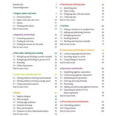 Mathematics course book + Practice book