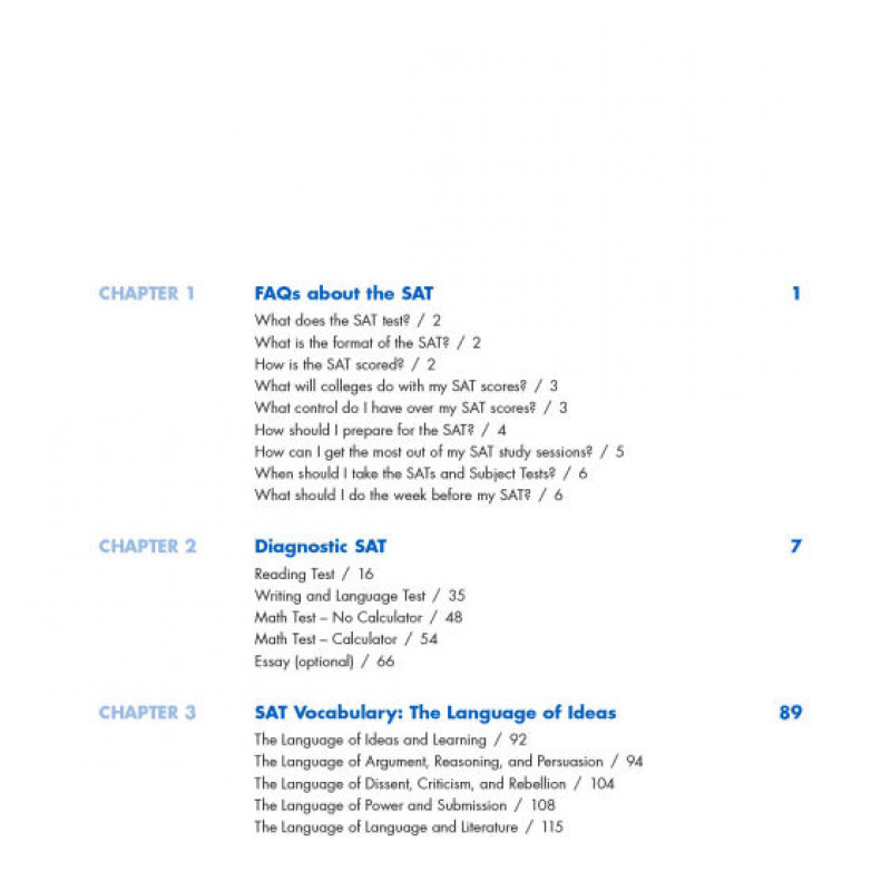 McGRAW-HILL EDUCATION SAT 2019 (Sách đen trắng)
