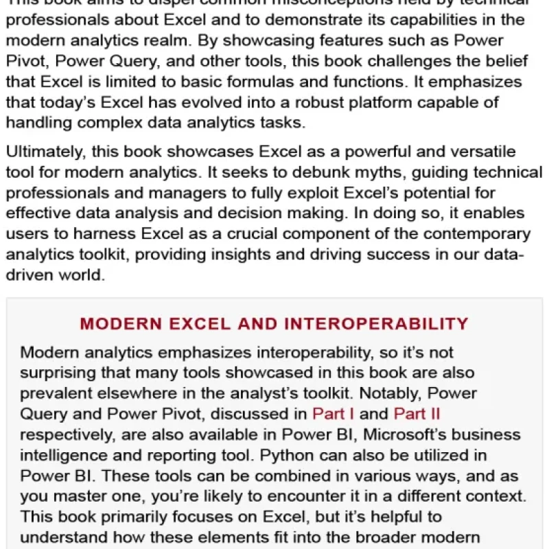 Modern Data Analytics in Excel - Hanoi Bookstore