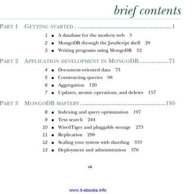 MongoDB in Action Covers MongoDB version 3.0