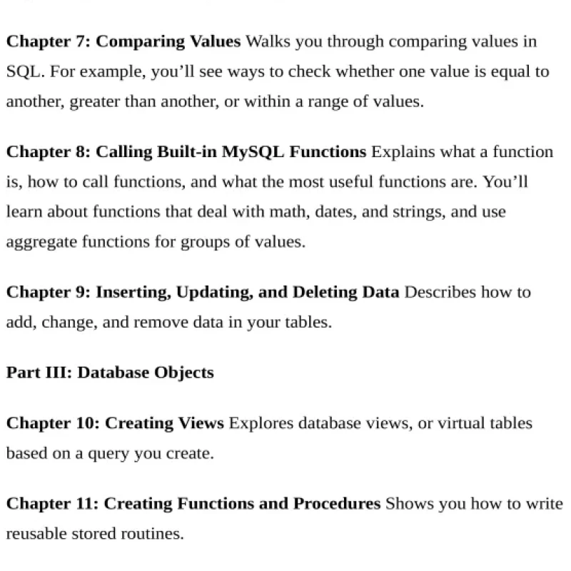 MySQL Crash Course