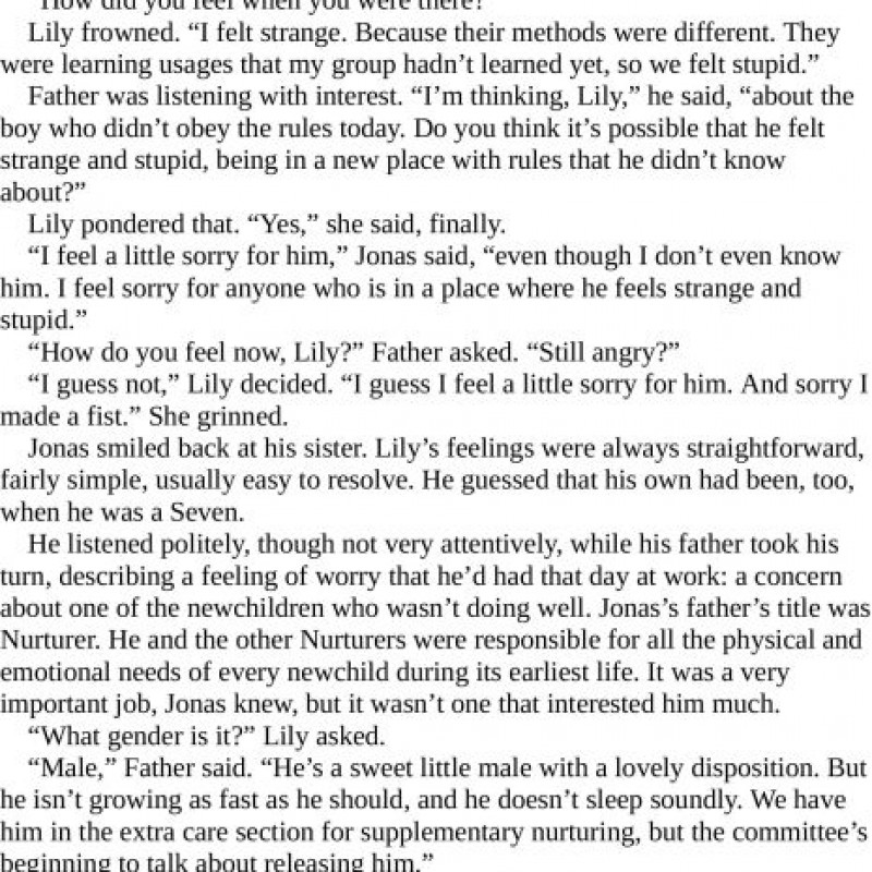 Novel - The Giver (Sách đen trắng)