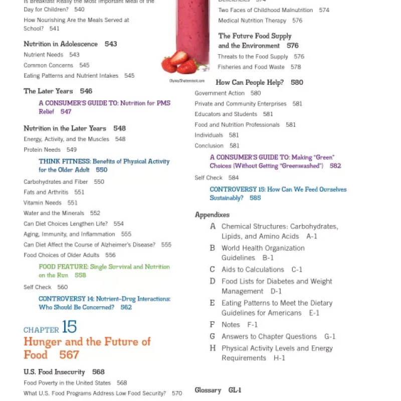 Nutrition Concepts And Controversies ( sách đen trắng )