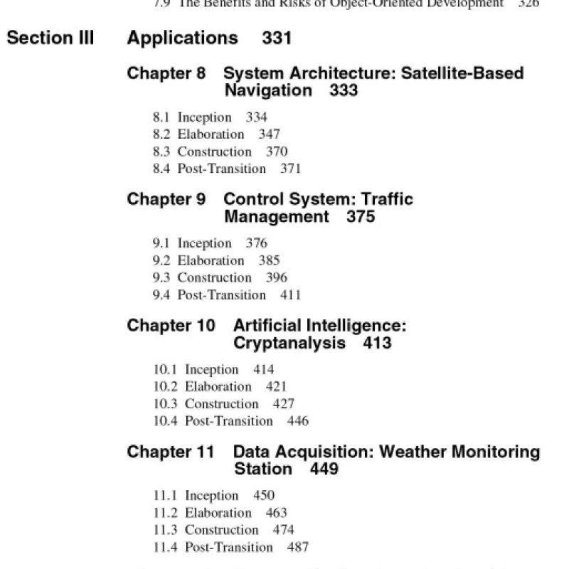 Object-oriented analysis and design with applications