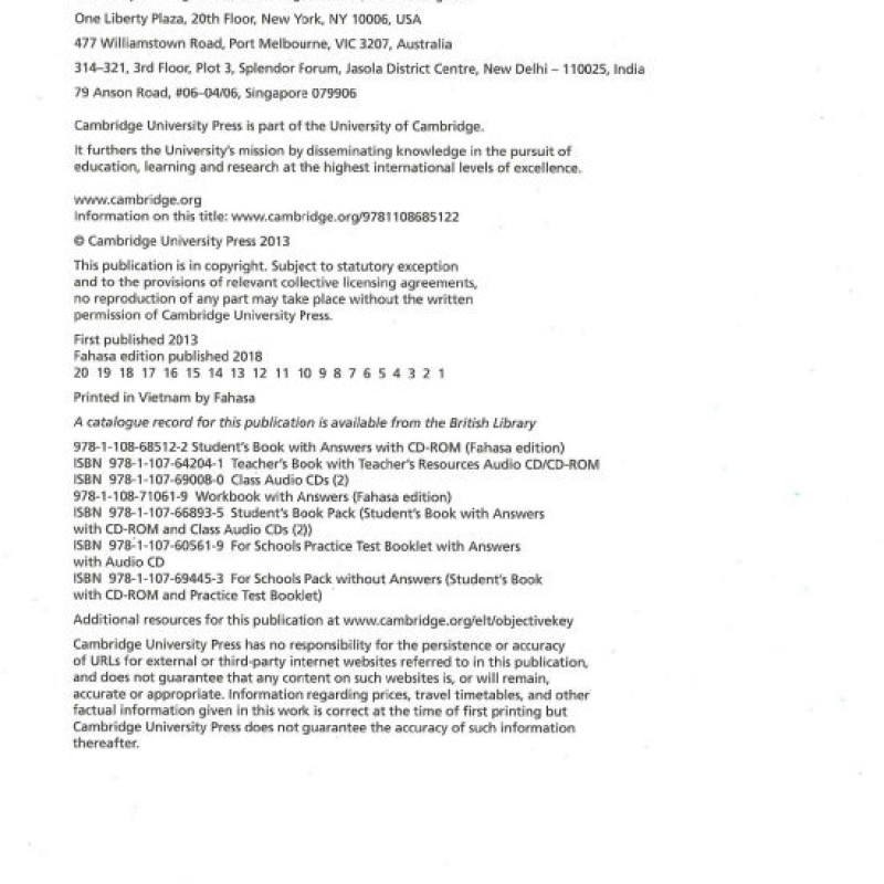 Objective KET 2e (Sách màu) Sách tiếng anh
