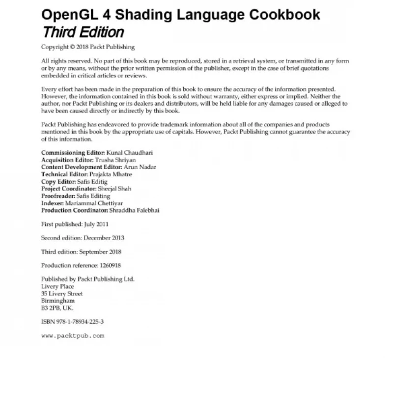 OpenGL 4 Shading Language Cookbook