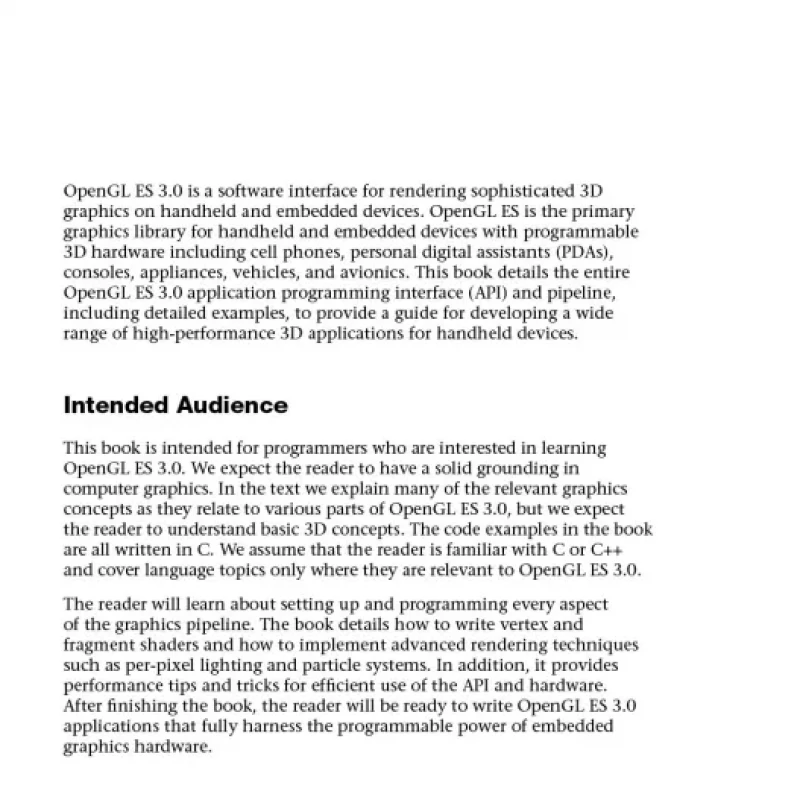 OpenGL ES 3.0 Programming Guide