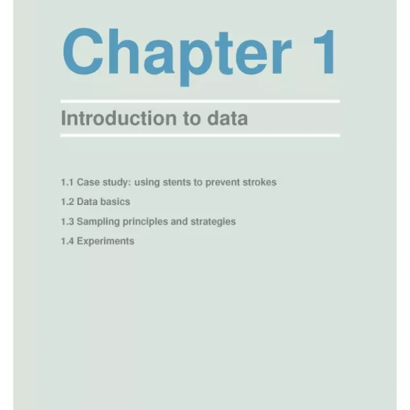 OpenIntro Statistics Fourth Edition