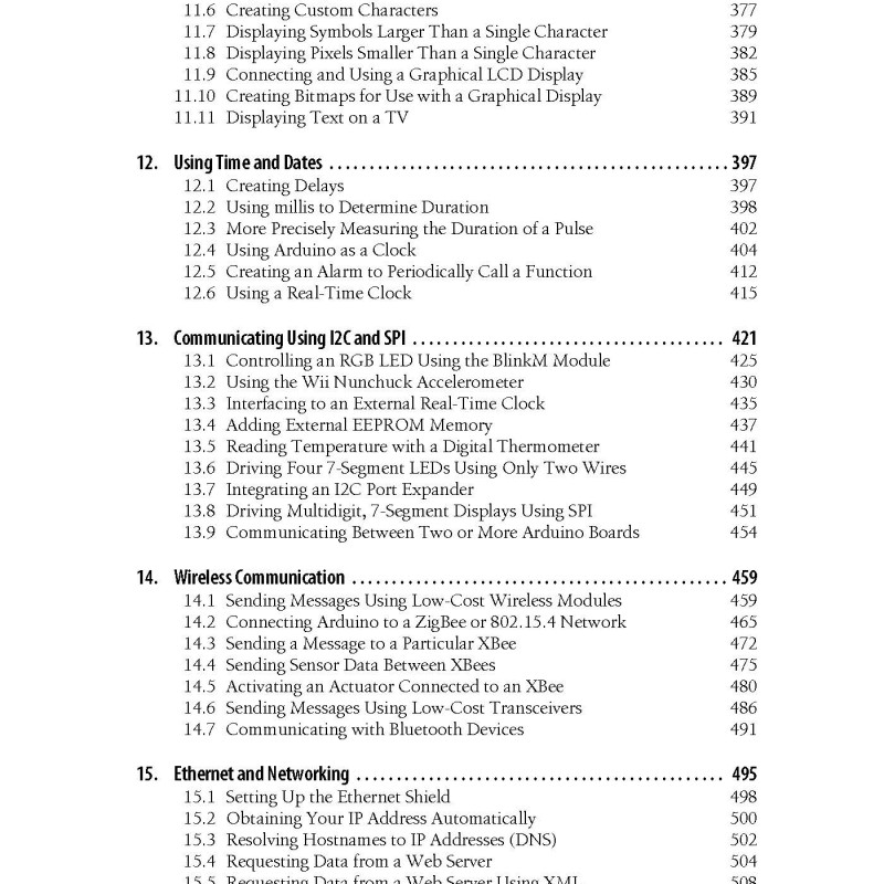 Arduino Cookbook