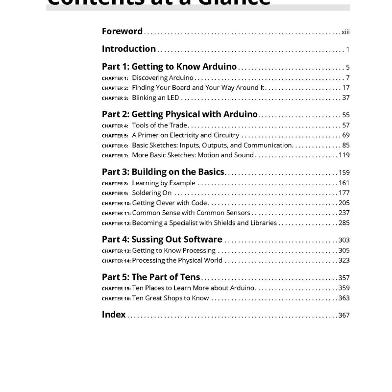 Arduino For Dummies