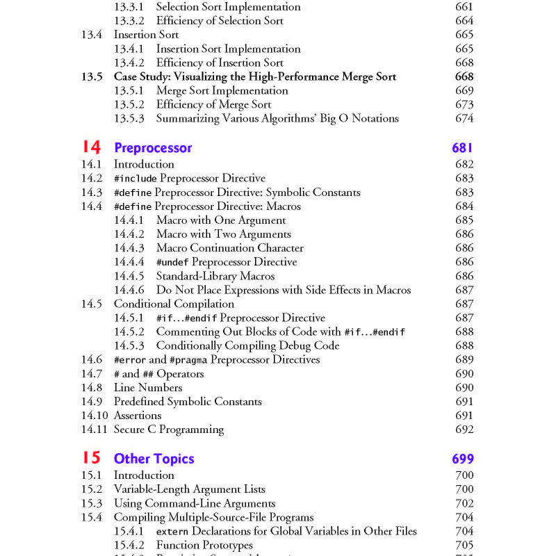 C How to Program 9th edition