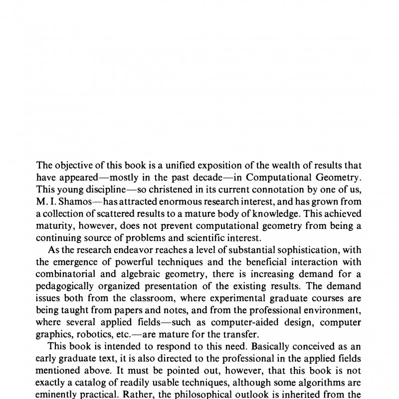 Computational Geometry