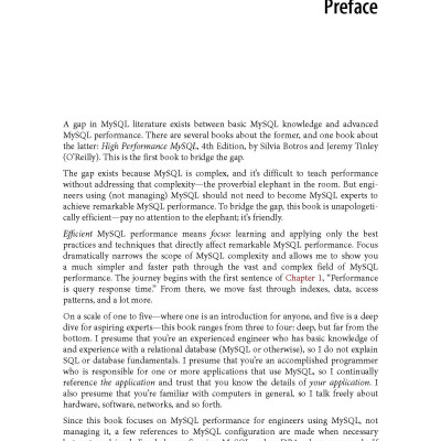 Efficient MySQL Performance
