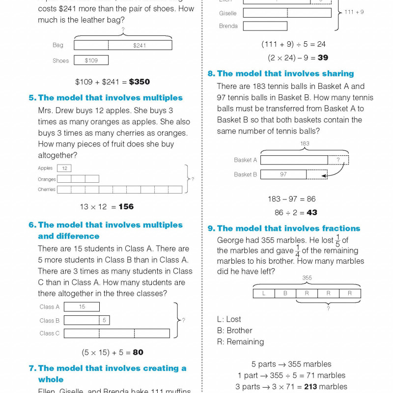 Singapore Math 1 (Sách đen trắng)
