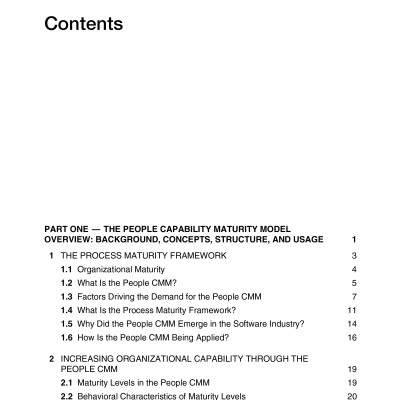 Sách People Capability Maturity Model A Framework for Human Capital Management