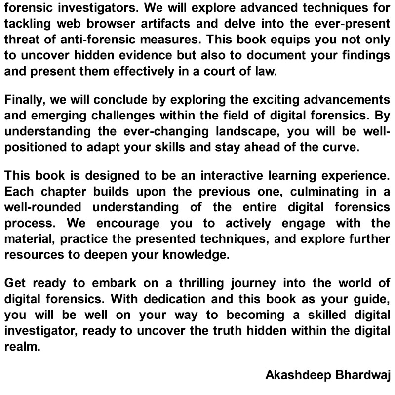 Sách Practical Digital Forensics A Guide for Windows and Linux Users
