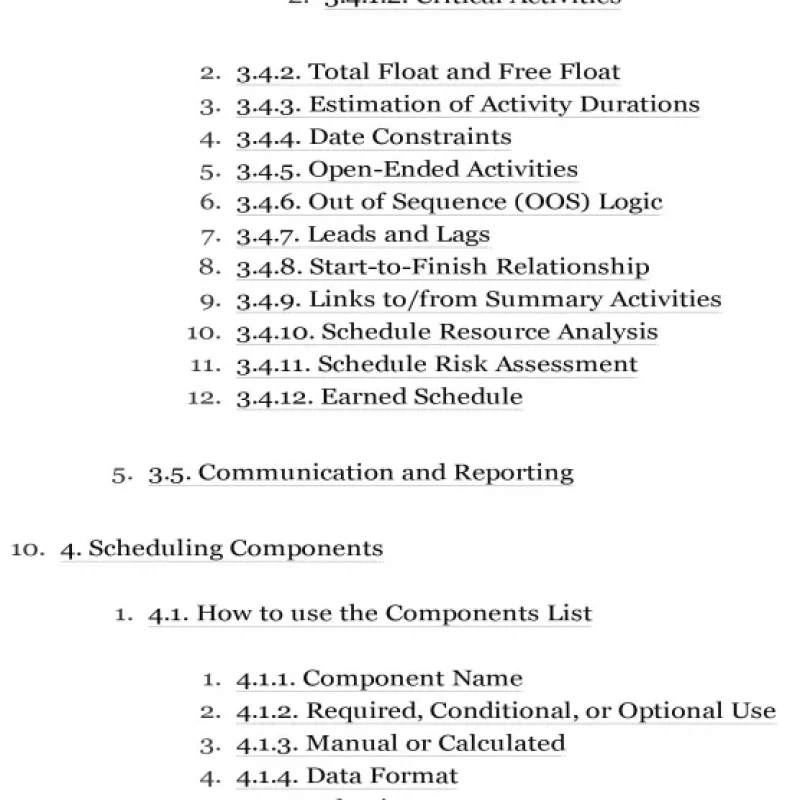Practice Standard for Scheduling - Third Edition