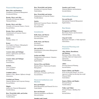 Principles of Corporate Finance