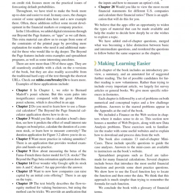 Principles of Corporate Finance