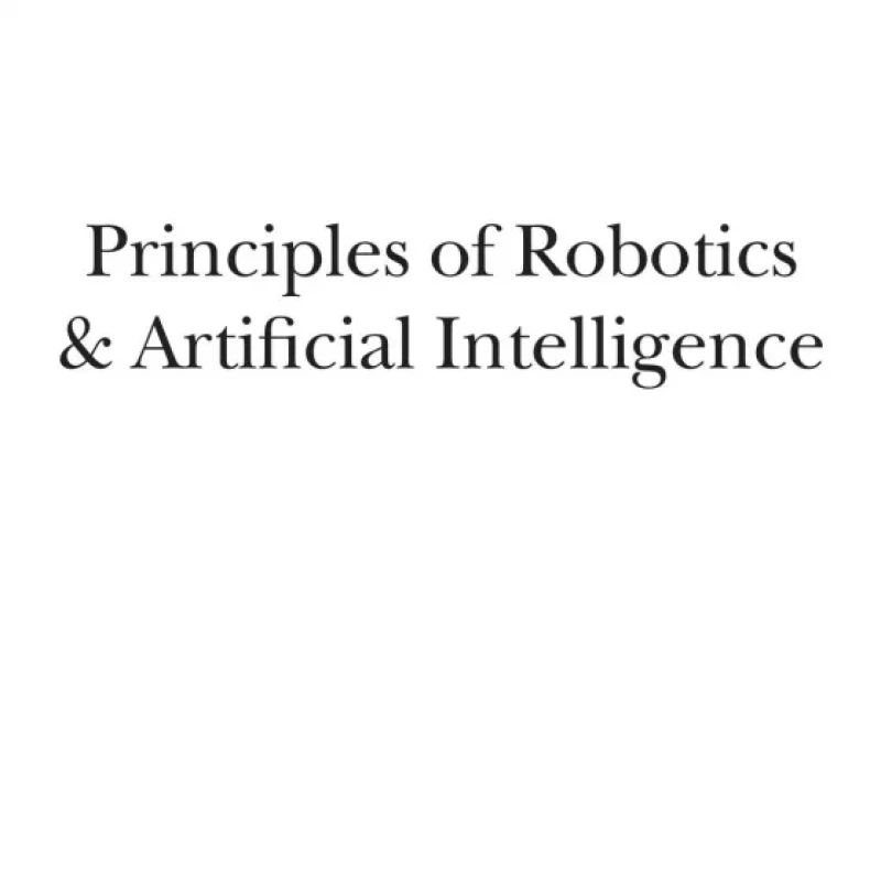 Principles of Robotics Artificial Intelligence