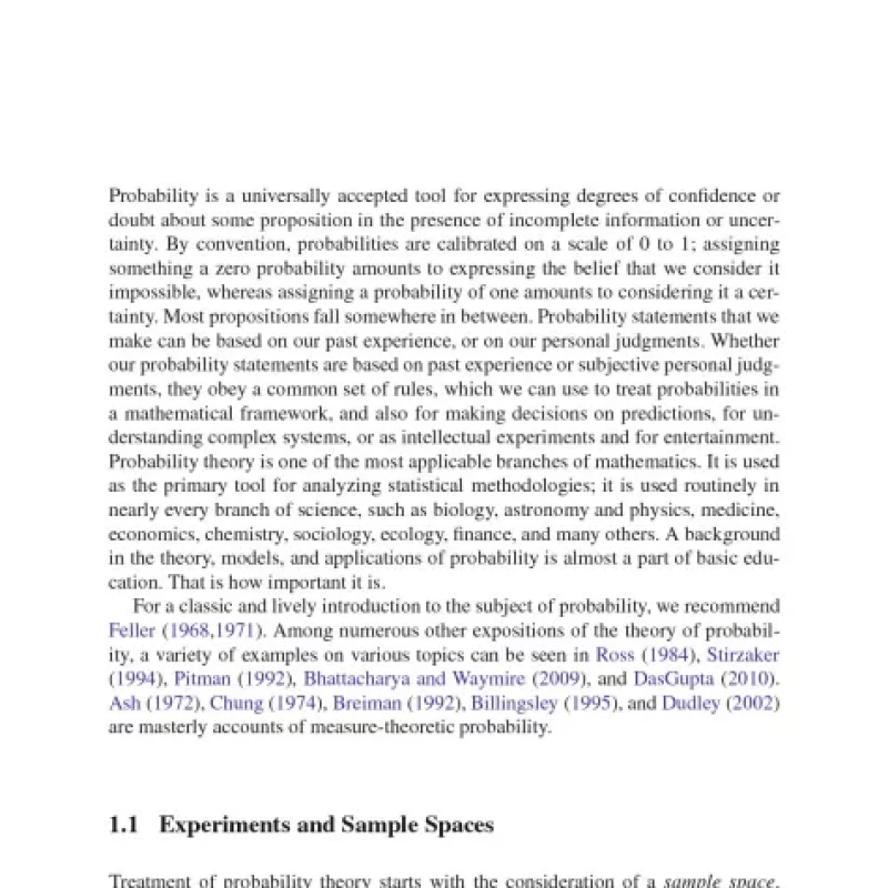Probability for Statistics and Machine Learning Fundamentals and Advanced Topics
