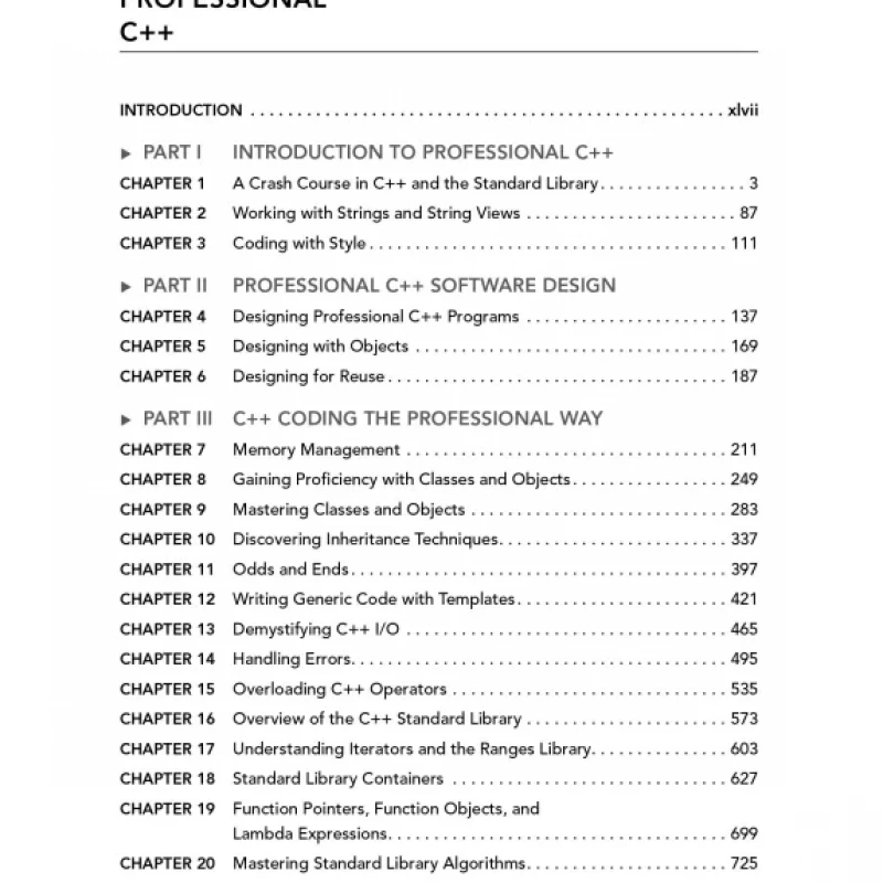 Professional C++