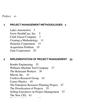 Sách Project Management Case Studies