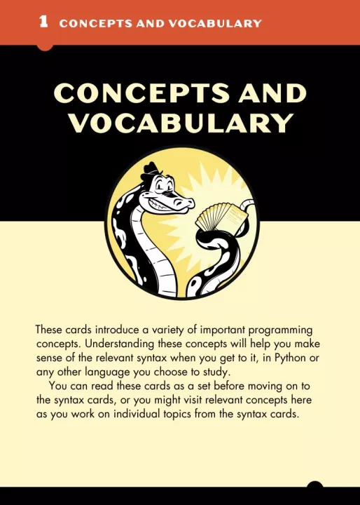 Python Flash Cards Syntax, Concepts, and Examples by Eric Matthes (z ...