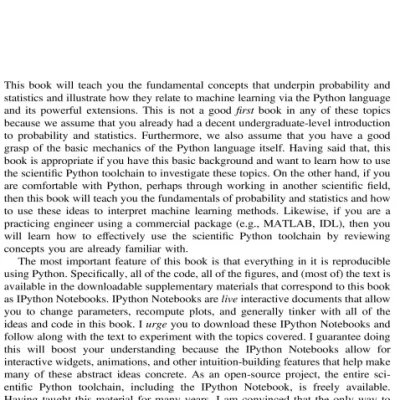 Python for Probability, Statistics, and Machine Learning