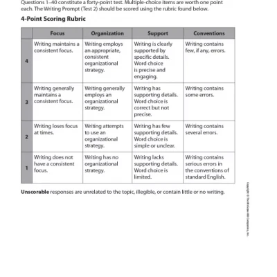 Reading Wonders Assessment Benchmark Assessment (sách đen trắng)