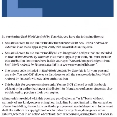 Real-World Android by Tutorials