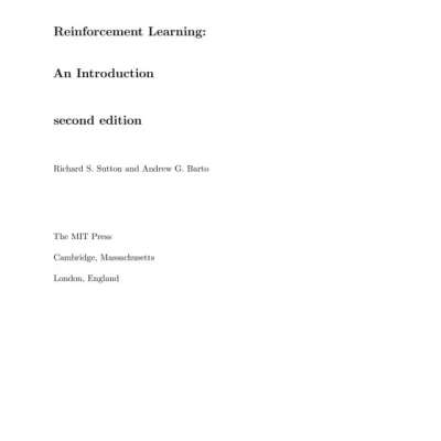Reinforcement Learning