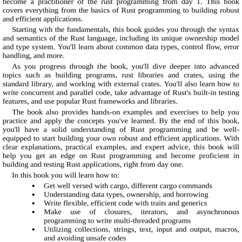 Rust In Practice A Programmers Guide