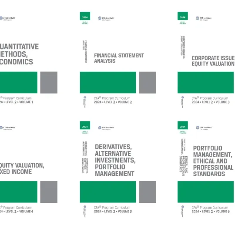 Sách 2024 CFA Program Curriculum Level II (1-6) - Hanoi bookstore