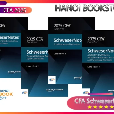 Sách 2025 CFA Level I SchweserNotes Book (1-4) - Hanoi bookstore