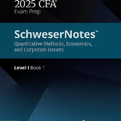 Sách 2025 CFA Level I SchweserNotes Book (1-4) - Hanoi bookstore