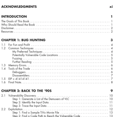 Sách A Bug Hunters Diary - A Guided Tour Through the Wilds of Software Security