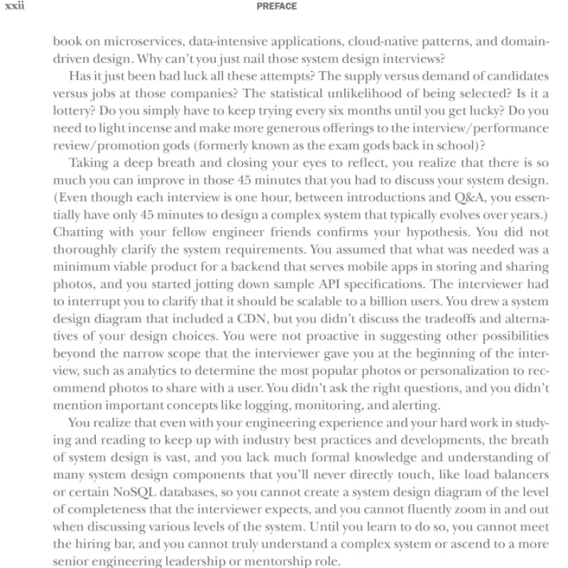 Sách Acing the System Design Interview