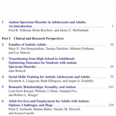 Sách Adolescents and Adults with Autism Spectrum Disorders (2nd Edition)