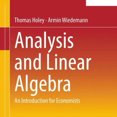 Sách Analysis and Linear Algebra An Introduction for Economists