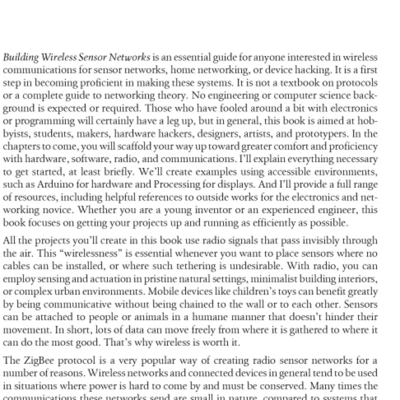 Sách Building Wireless Sensor Networks