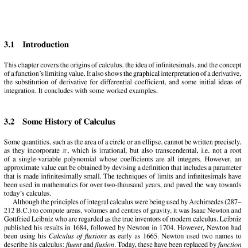Sách Calculus for Computer Graphics, 3rd Edition