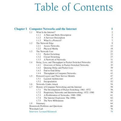 Sách Computer Networking A Top-Down Approach 8th