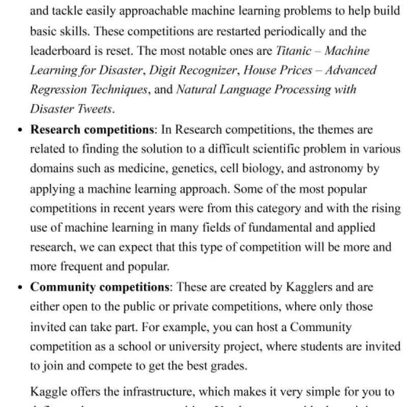 Sách Developing Kaggle Notebooks