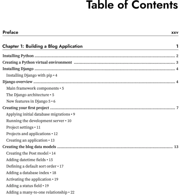 Sách Django 5 By Example Build powerful and reliable Python web applications from scratch - Fifth Edition