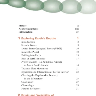 Sách Earth Sciences Notable Research and Discoveries